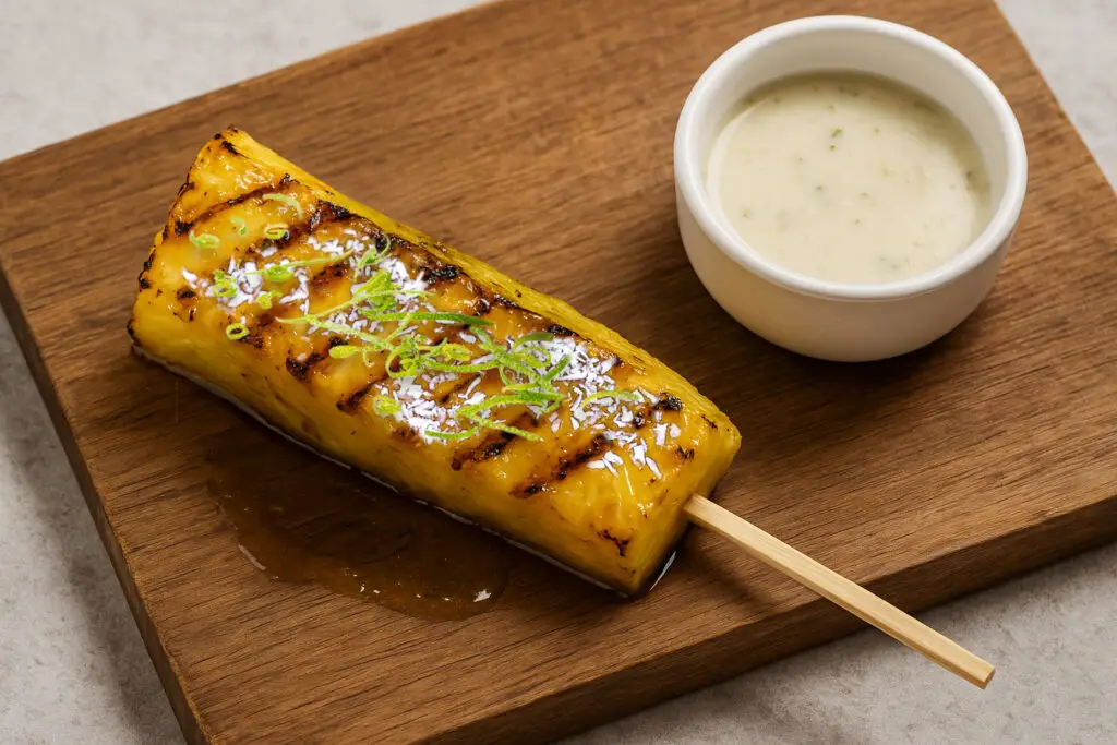 Dessert savoureux et exotique, faible en calories