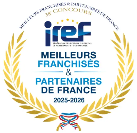 Certification de meilleure franchise de France attribuée par l’IREF à dietplus en 2025